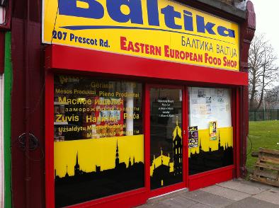 Shop front colours