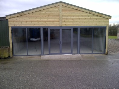 Shop front doors