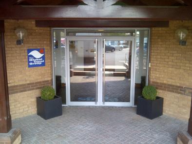 shop front doors accrington